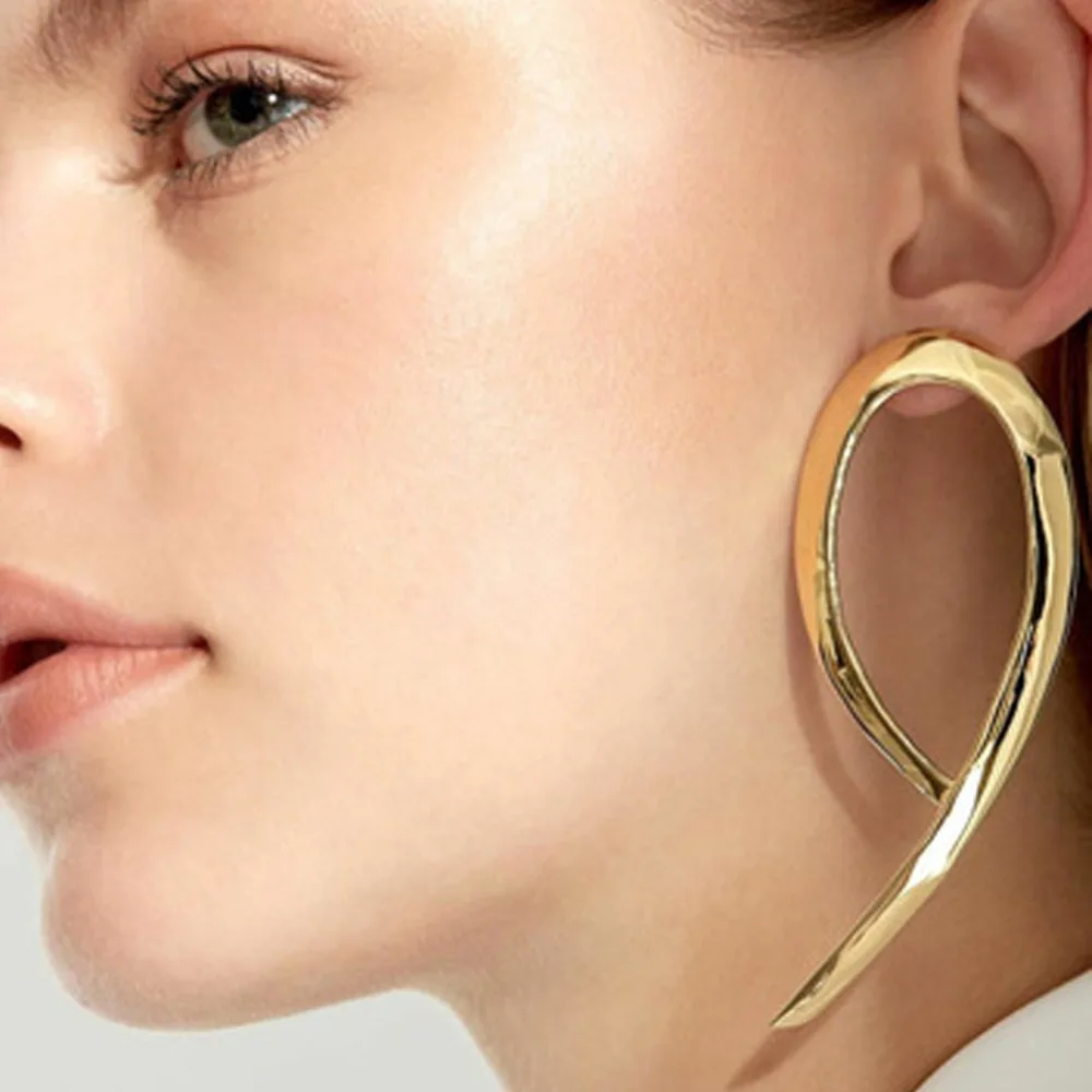 Big geometric earrings Outlet