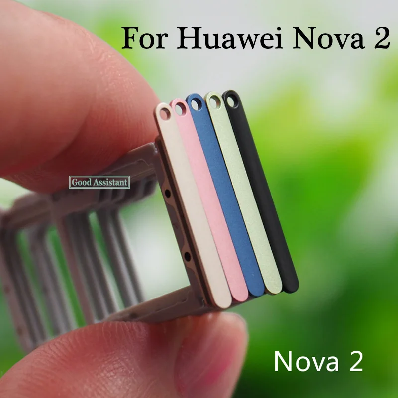 Для huawei Nova 2 Nova2 PIC-AL00 PIC-L09 PIC-L29 PIC-TL00 PIC-LX9 лоток sim-карты держатель карт Micro SD слот Запчасти адаптер сим-карты
