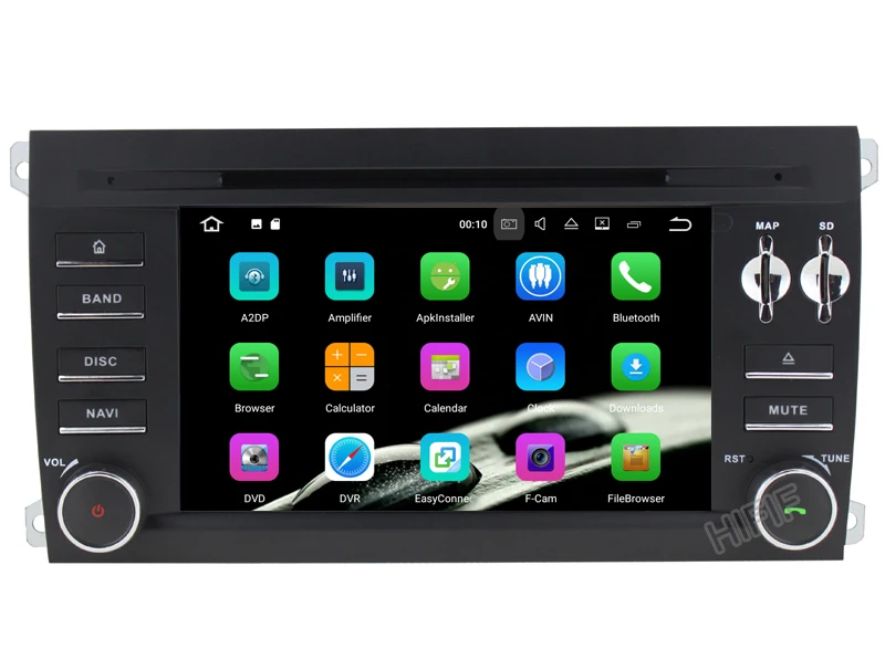 Clearance IPS Android 8.0 Two Din 7 Inch Car DVD Player Stereo System For Porsche/Cayenne With Octa Cores 4+32GB Wifi GPS Navigation Radio 10