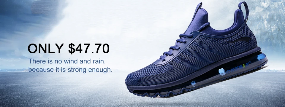 Onemix 1 обувь 3 носить синие спортивные кроссовки для мужчин беговые кроссовки для улицы дорожные кроссовки для ходьбы кроссовки евро размер 39-46