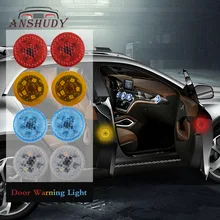Светодиодный Предупреждение ющий светильник для открывания двери автомобиля, магнитный беспроводной стробоскоп, мигающий сигнальный светильник s 3/5 светодиодный s Универсальная Лампа безопасности для предотвращения столкновений