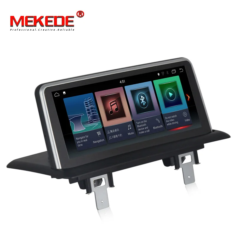 Cheap New arrival! Mekede android Car gps navigation multimedia player for BMW E81 E82 E87 E88 120i 2005-2012 with IPS screen 5