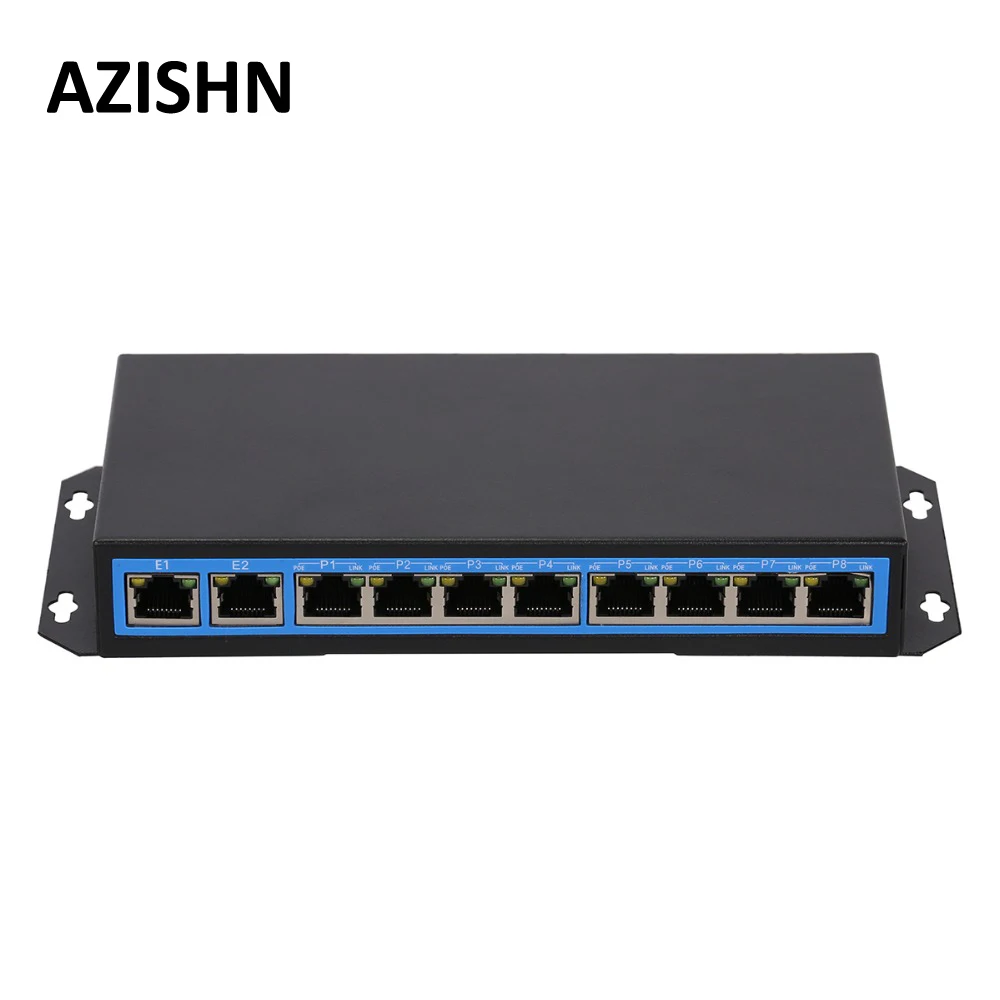 

CCTV 8 port PoE switch 802.3af IEEE Fast Ethernet Switch 10 port 10/100 switch with 8 port POE For POE IP Camera Network camera