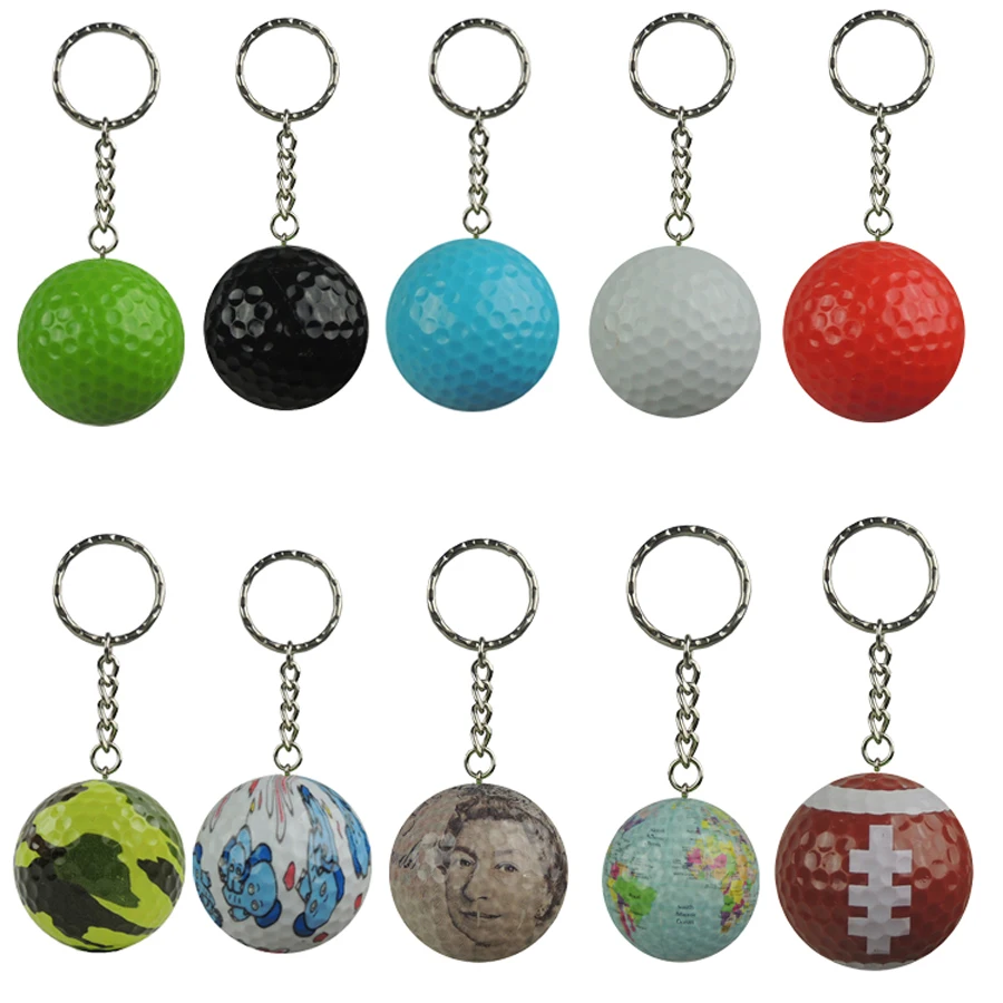 حار! جولف الكرة مع المفاتيح هدية جولف الكرة الرياضية