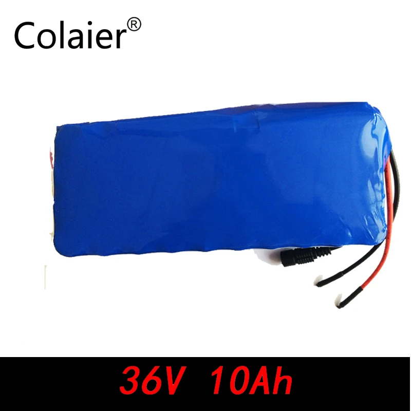 Colaier 36V 10AH Электрический аккумулятор машины Скутер Высокой емкости литиевая батарея