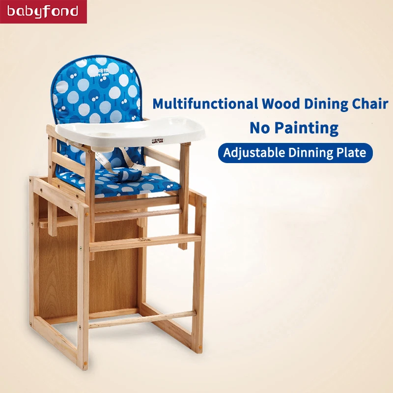 2018 Топ Мода Limited En> 6 месяцев игрушечный стульчик для кормления Multi Функция краска по дереву детское сиденье стол и стулья