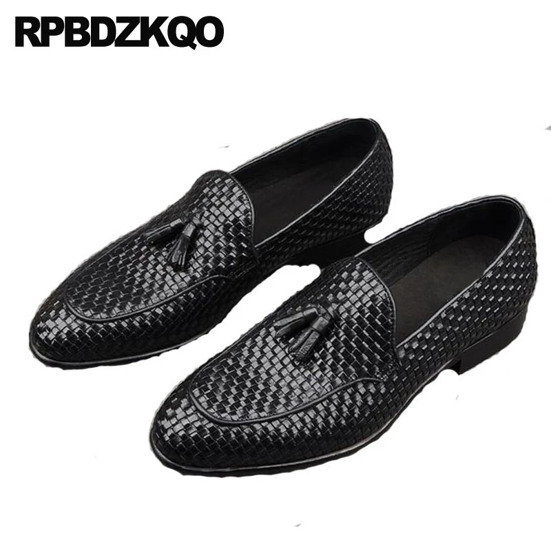 Woven leather shoes Clearance