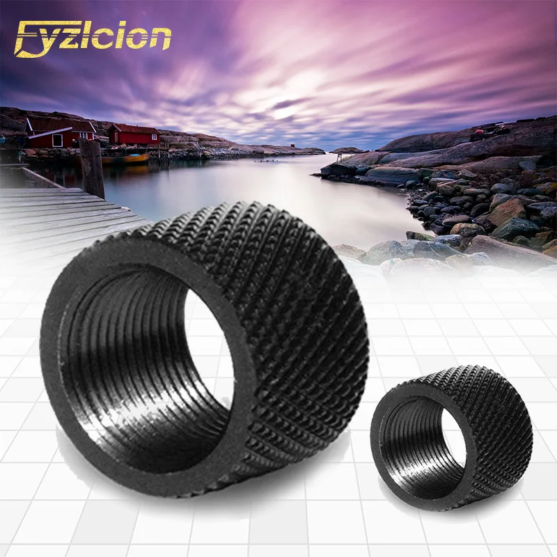 

2PCS 1/2x28 (1/2-28) Thread Protector 1/2''X28 Muzzle Brake Black Oxide Steel