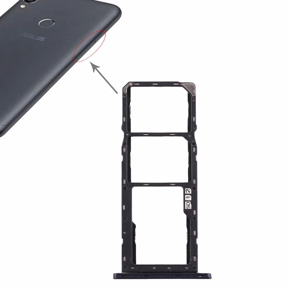 Лоток для sim-карт + лоток карт памяти Micro SD Asus Zenfone Max Pro (M1) ZB601KL ZB602KL | Мобильные