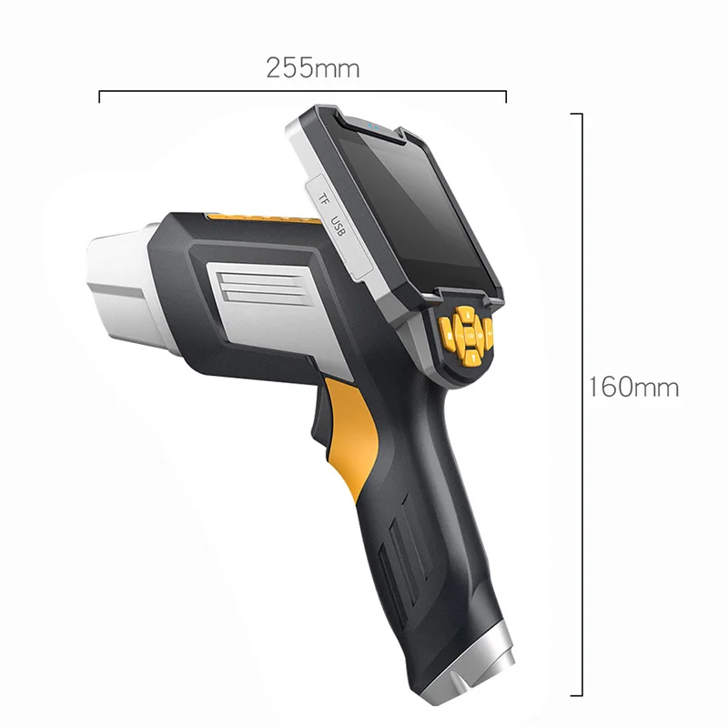 Портативный эндоскоп бороскоп 4,3 дюймов ЖК-экран Инспекционная камера с 6 светодиодный 8 мм Водонепроницаемая промышленная цифровая эндоскопия