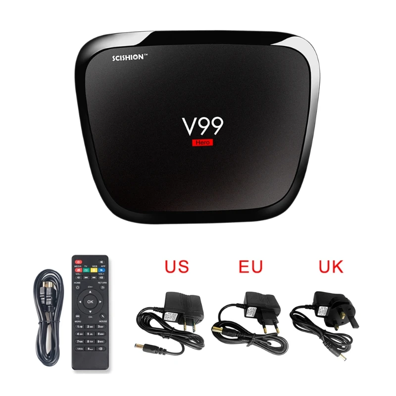 

OOTDTY V99 Hero Android 5.1 Mini PC TV Box Set Top Box WiFi Media Player Bluetooth 4.0