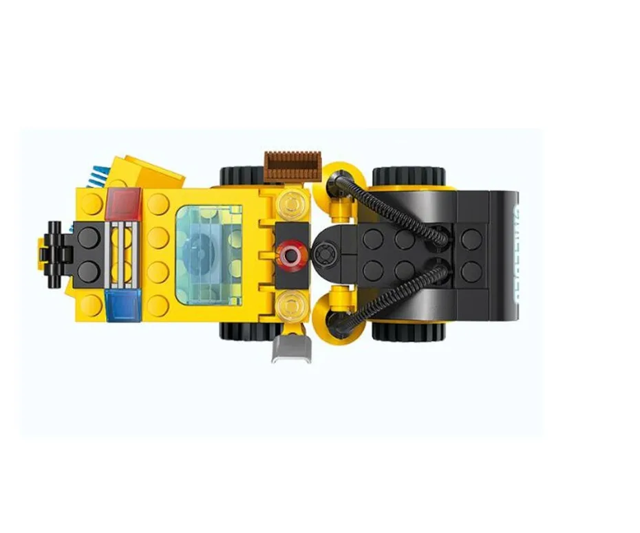 102 шт./компл. кубики для игр подметальная машина модель сборки строительные блоки Набор осветить детские игрушки-головоломки подарки подарок