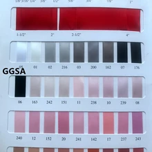 3, 6, 9, 12, 15, 20, 25 30 40 50 65-75 мм шириной 1 шт выбрать 1 цвет полиэстер сплошной цвет Двусторонняя сатиновая лента