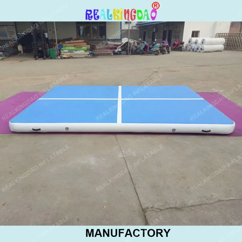 buy Free shipping 4*3*0.2m Inflatable Cheap Gymnastics Mattress Gym Tumble Airtrack Floor Tumbling Air Track