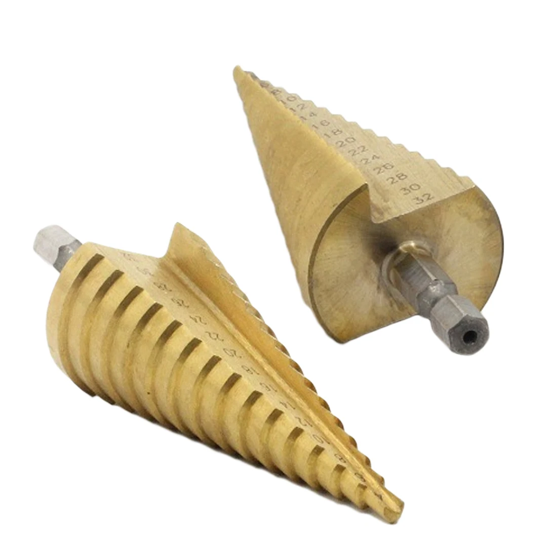 2017 3X HSS Step Cone Drill Bit Set Titanium Metric Hole Cutter 4-12//20//32mm~LY