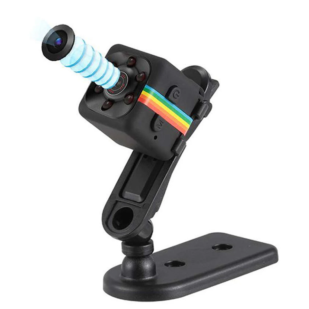 SQ11 1080P Mini Car Hidden DV DVR Camera Dash Cam IR Night Vision Red 1080P Dash cam + back clip + USB cable