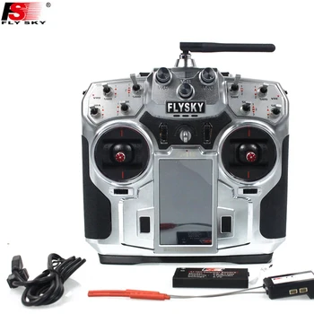 

1pcs Original FlySky FS-i10 I10 2.4g Digital Proportional 10 Channel Transmitter With FS-IA10 Receiver System 3.55" LED Screen