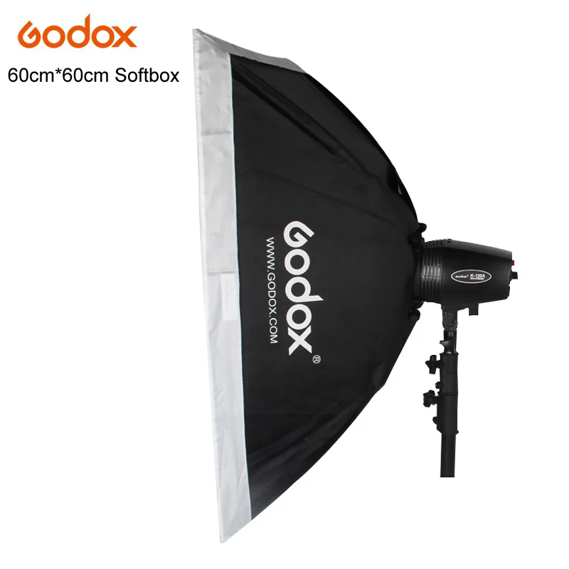 Godox 60x60 см 2" x 24" Студия софтбокс с универсальным 98 мм креплением для 250SDI 300SDI K-150A фотостудия стробоскопическая вспышка