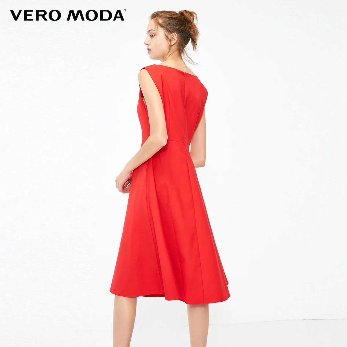 Vero Moda платье женское приталенные вечерние платья трапециевидной формы в минималистическом стиле | 31837A519