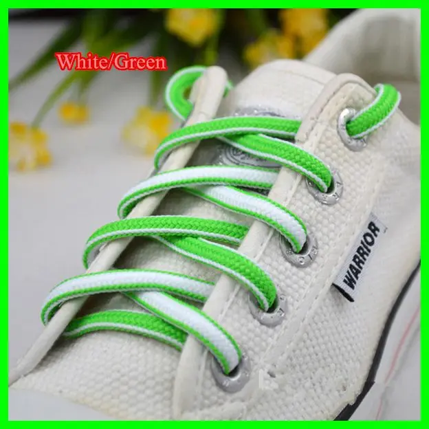 Полукруглые многоцветные шнурки, двухцветные каванские шнурки, эластичные мужские шнурки, длина 110 см, 10 пар, распродажа