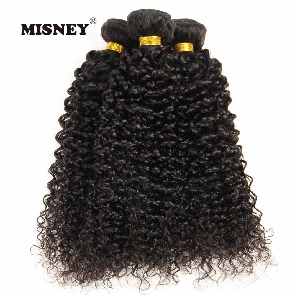 

Brazilian Non Remy Hair Jerry Curl 3 Bundles Natural Black Color 100g/pc 100% Human Hair Exensions