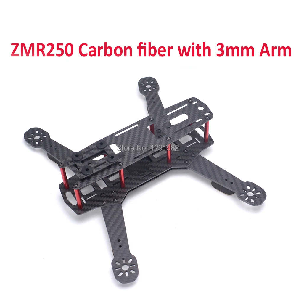 HobbySoar Full Carbon Fiber 3mm thick Arm Arms Replacement for 250mm FPV Quadcopter QAV250 Drone Frame Pack of 4