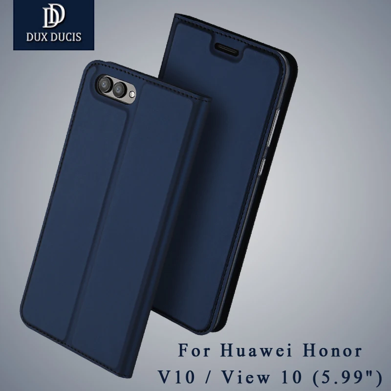 Honor V10 случае Dux Ducis кошелек кожаный чехол huawei Чехол Флип для вид 10 Чехлы 5 99 |