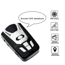Luturadar Russian GPS speed radar detector 360 Degree Auto Detect Anti Police fixed camera/flow Speed Gun Radar Laser Detector