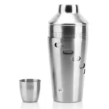 Кухонные барные принадлежности барные инструменты из нержавеющей стали оловянные бостонские Коктейльные встряхиватели колба с измерительной шкалой