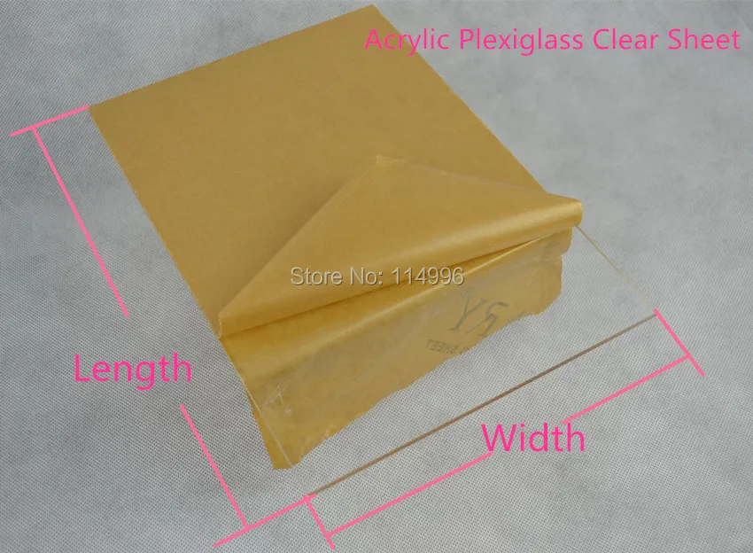 1 THZ Acrylic Plexiglass Clear Sheet Photo Frame (2)