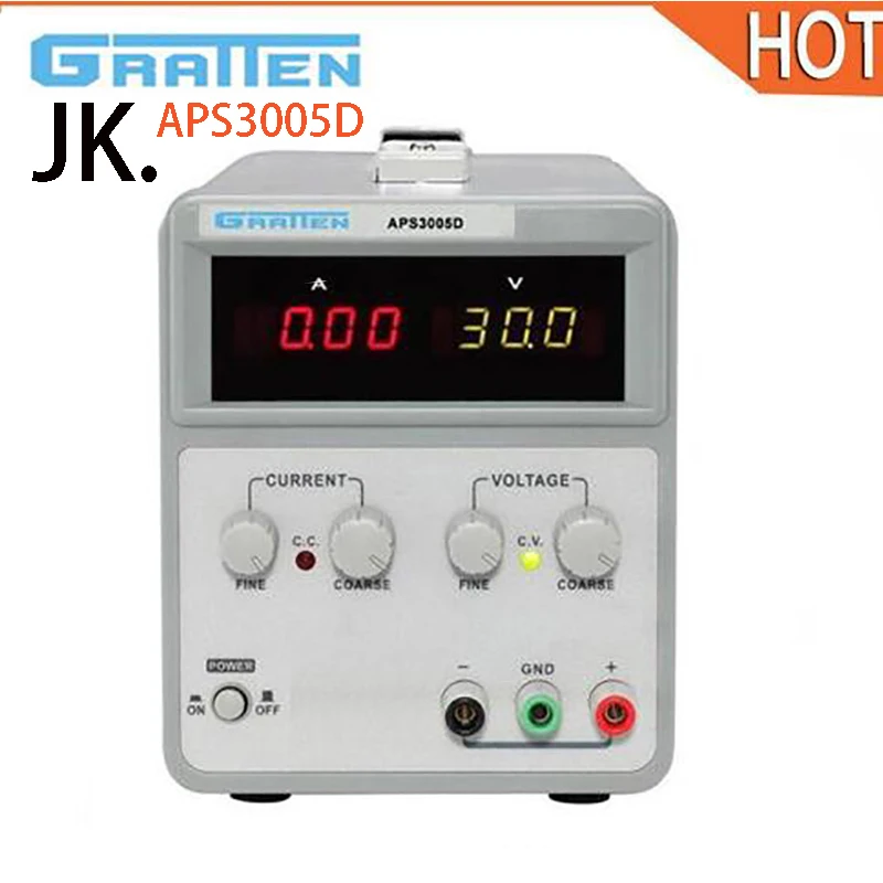 GRATTEN APS3005D Регулируемый источник питания постоянного тока В 30 в 5A точность 100 мА DC