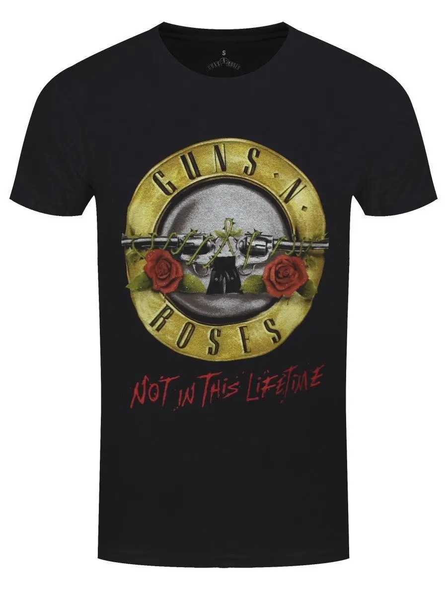 Guns N' Roses Not In This Lifetime Tour Men's Black T-shirt Newest Top Tees Fashion Style Men Tee 100% Cotton Classic tee | Мужская