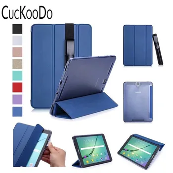 

CucKooDo Premium PU Leather Smart Shell Case for Samsung Galaxy Tab S3 9.7 inch SM-T820 T825 Android Tablet with Stylus Holder