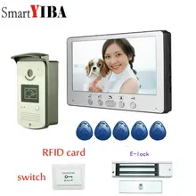 SmartYIBA 7″ Color Video Door Phone Doorbell Video Intercom Doorphone IR Night Vision Camera Monitor Kit for Home Security