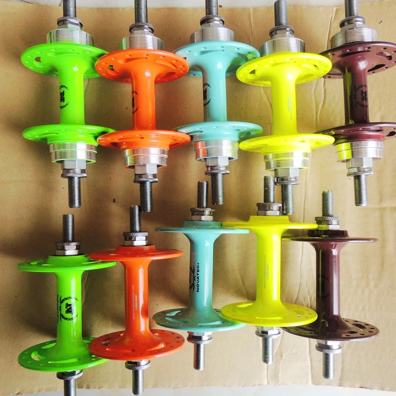 

original Novatec 32 hole 4 sealed bearings CNC aluminum alloy fixed gear bike front and rear hub
