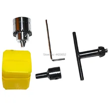 Мини микро патрон для электрической дрели 0,3-4 мм JT0 Коническое крепление 5 мм вал двигателя соединительный стержень Соединительный патрон ключ сверла