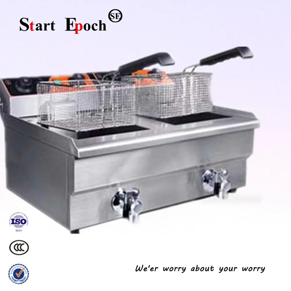 Free shipping! 26L large capacity Best deep fryer Double pan electric