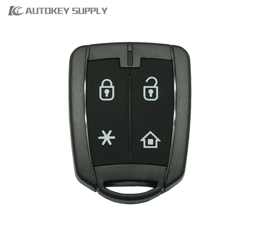 

AUTOKEY SUPPLY Factory direct sale. 20PCS burglar alarm 4 button control PX42 shell with battery clip, with LOGO. AKBPS102