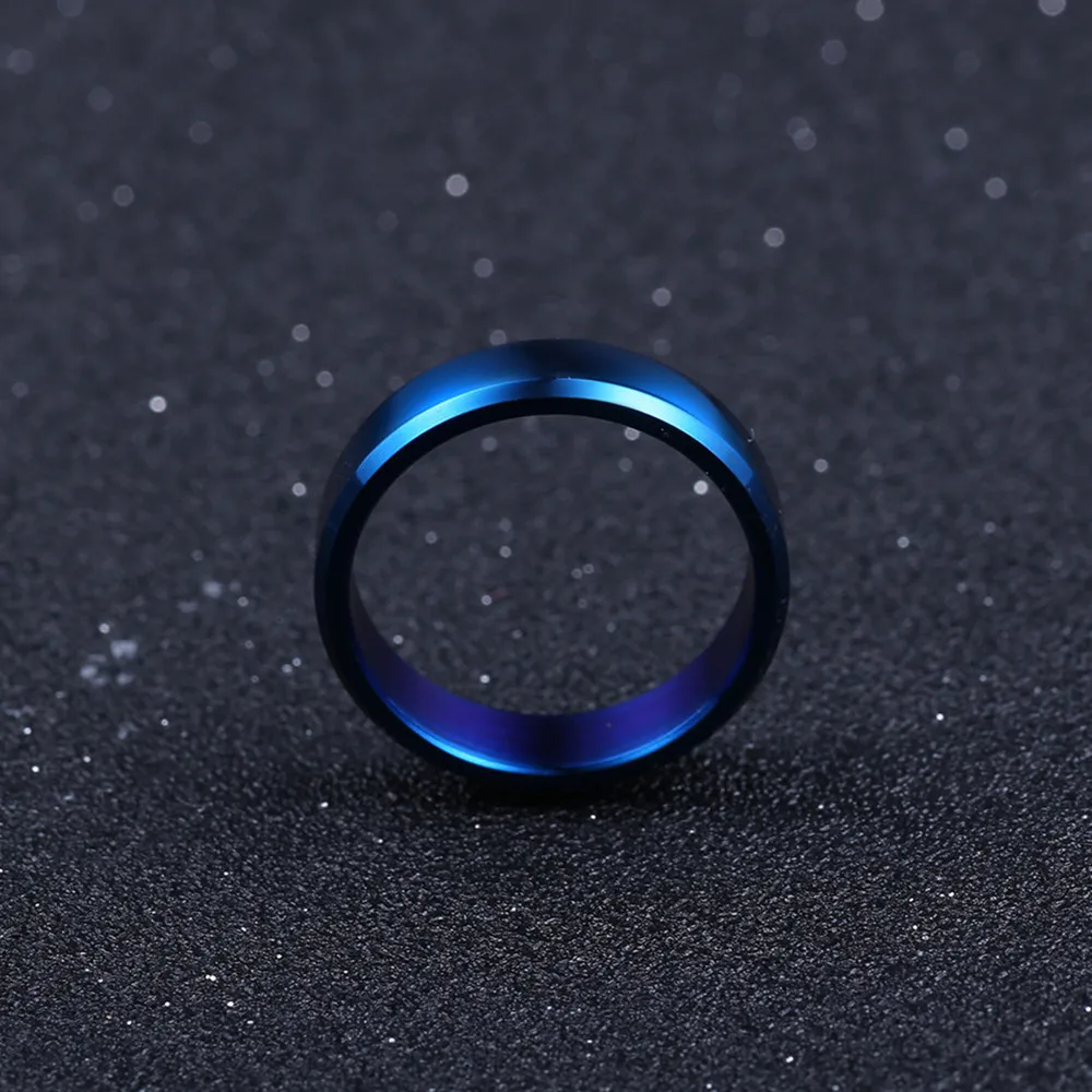 Цельное блестящее кольцо из нержавеющей стали для мужчин|stainless steel ring|wedding ringsfashion