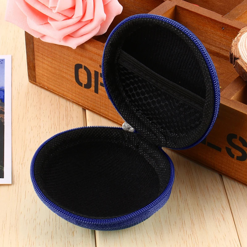 RACAHOO 1pcs Portable Mini Earphone Wire Storage Pouch Bag Soft Headset Earbuds Box SD Card Box for Earphone TF Cards Money Box32