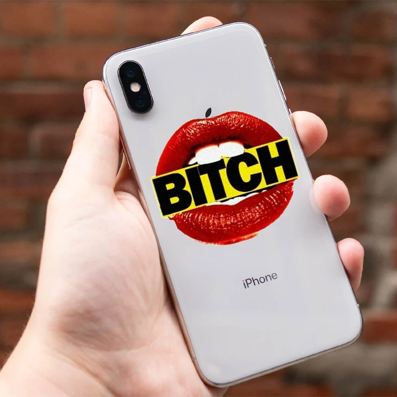 

I'M NOT ALWAYS A BITCH 2018 Colored Drawing soft TPU phone Case For iPhone 4S 5C 8 7 6 6S Plus X XS MAX XR 5S SE 5C case Cover