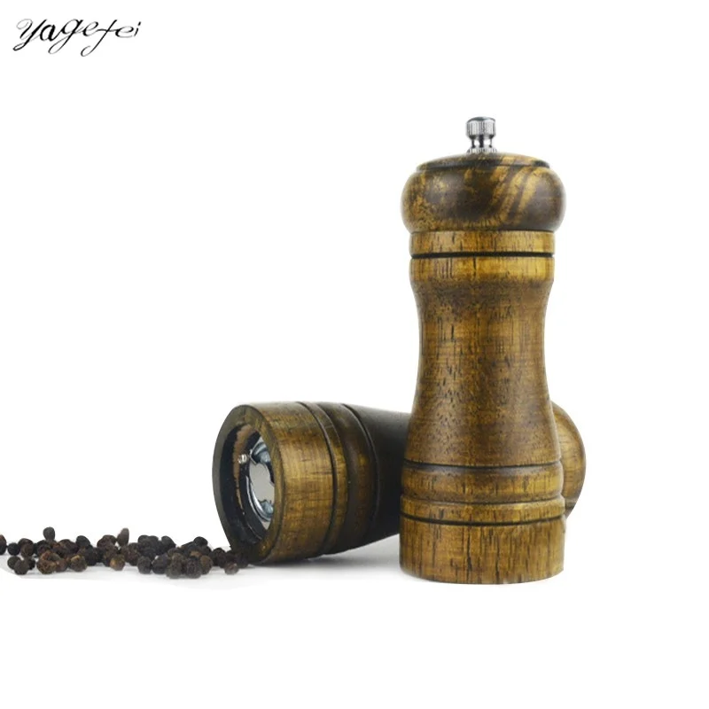 Wooden Salt & Pepper Grinders Mills Salt and Pepper & Spice Grinders