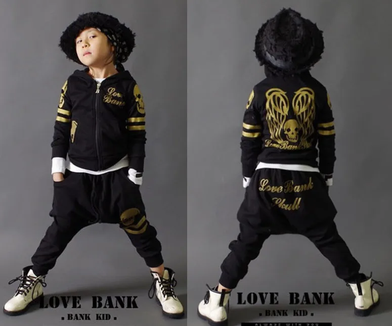 New spring autumn kids clothes sets children casual 2 pcs suit jackets hoodies pants set boys