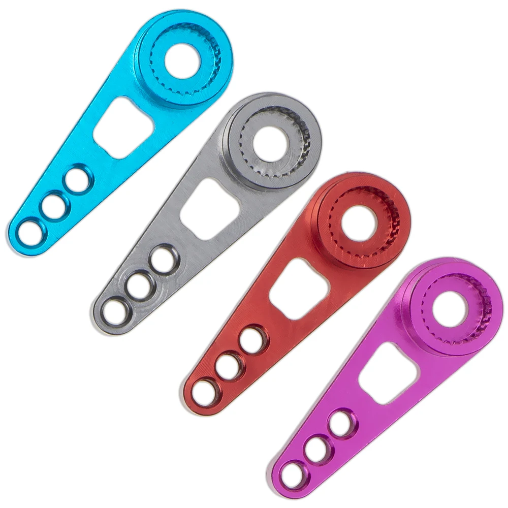 25T Steering Servo Horn Arm M3 Threads Kits for 1//10 1//8 Scale RC Model Cars Replacement Metal Upgrade Parts Set