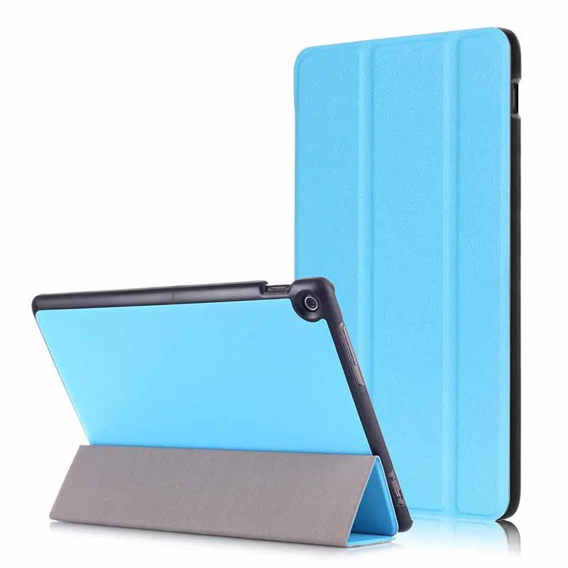 Чехол для планшета Asus Zenpad 10 Z301MFL 10,1 '', чехол для планшета Asus Zenpad 10 Z300CG, кожаный чехол с умным принтом+ стилус - Цвет: Sky Blue