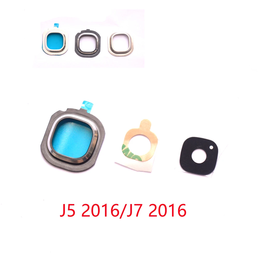 

for Samsung Galaxy J5 2016 J510 / J7 J710 2016 Rear Back Camera Glass Lens Cover with Holder Frame Replacement
