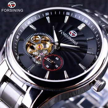 

Forsining Classic Series Sapphire Mirror Tourbillion Designer 316L Steel Mens Male Wrist Watch Top Brand Luxury Automatic Watch