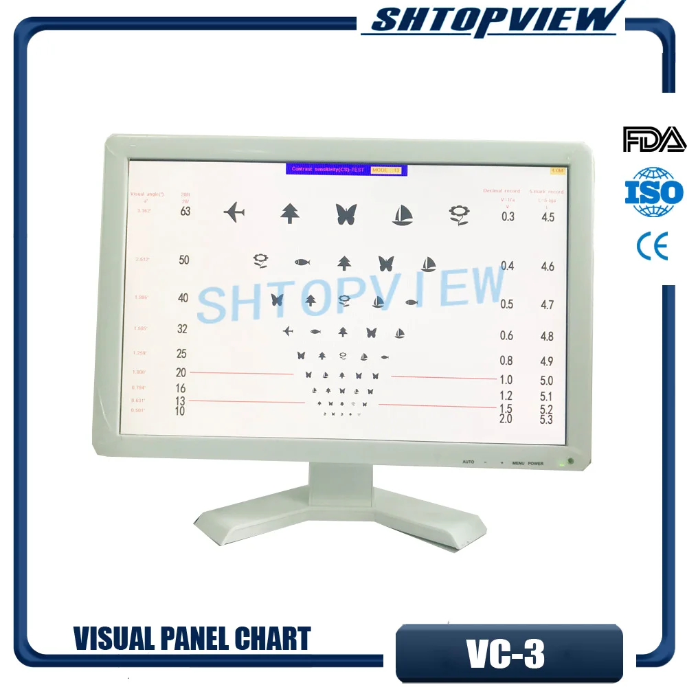 US $337.02 |VC 3 Highly Reliable LCD Vision Charts Hot Sale 19 Inch Top  Quality LCD Visual Panel Chart-in Instrument Parts & Accessories from Tools  on ...