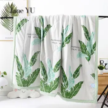 

JaneYU New Water-washed Cotton Quilt For Summer Air-conditioned Quilt, Warm Sheet, Gift Group Purchase Special For Summer Quilt