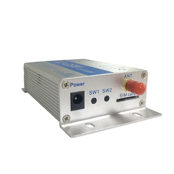 

Cl2-Gsm Wireless Remote Control Relay Switch Sms Smart Home Security System Switch Silver+Blue Aluminum Alloy Eu Plug